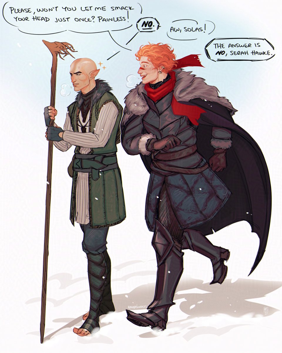 haverdoodles's tweet image. bald 💥 #dragonage