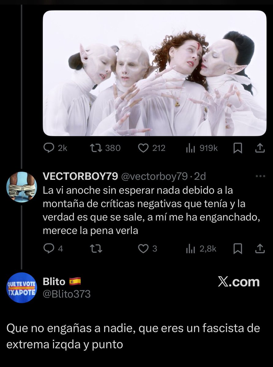 vectorboy79's tweet image. No sé si ofenderme o ruborizarme 🤣