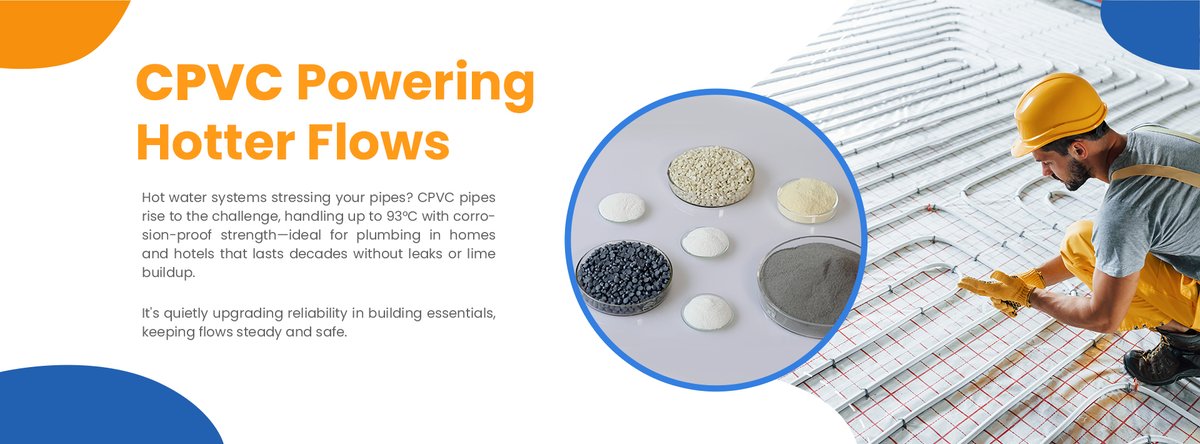 wfpolygrand's tweet image. Hot water systems stressing your pipes? CPVC pipes rise to the challenge, handling up to 93°C with corrosion-proof strength—ideal for plumbing in homes and hotels that lasts decades without leaks or lime buildup. 💧🔥

#CPVCStrength #PipeUpgrade