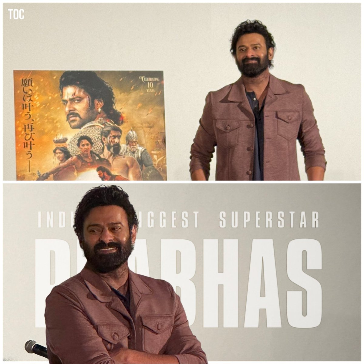 INDIA’S BIGGEST SUPERSTAR PRABHAS is now in Japan! 🔥

#Prabhas𓃵 #SpiritLook #TOCPost