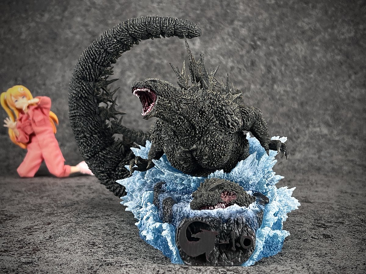 本日は #メガハウス さまの プチラマ DX ゴジラ-1.0 完成品フィギュア