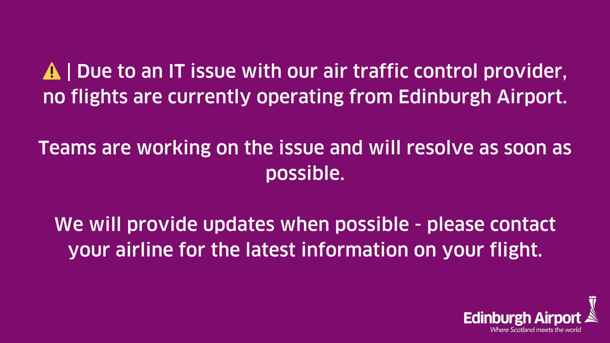 Edinburgh Airport tweet media