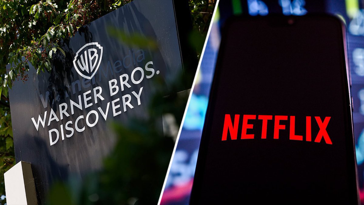 Media_FrenchRap's tweet photo. 🚨 Si Netflix rachetait Warner, voici ce qui changerait :

- Un abonnement plus cher : un "super Netflix" incluant HBO &amp; Warner.

- HBO Max disparaîtrait, totalement absorbée par Netflix.

- Netflix deviendrait propriétaire de : GOT, Succession, The Last of Us, DC, Harry Potter. https://t.co/wXYeeI7LJJ