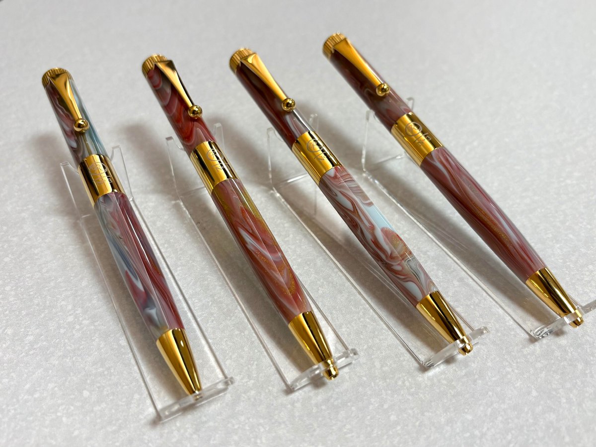 ROMEO No.3 ボールペン「ネビュラ」✨ 一本一本全く違うマーブル模様が