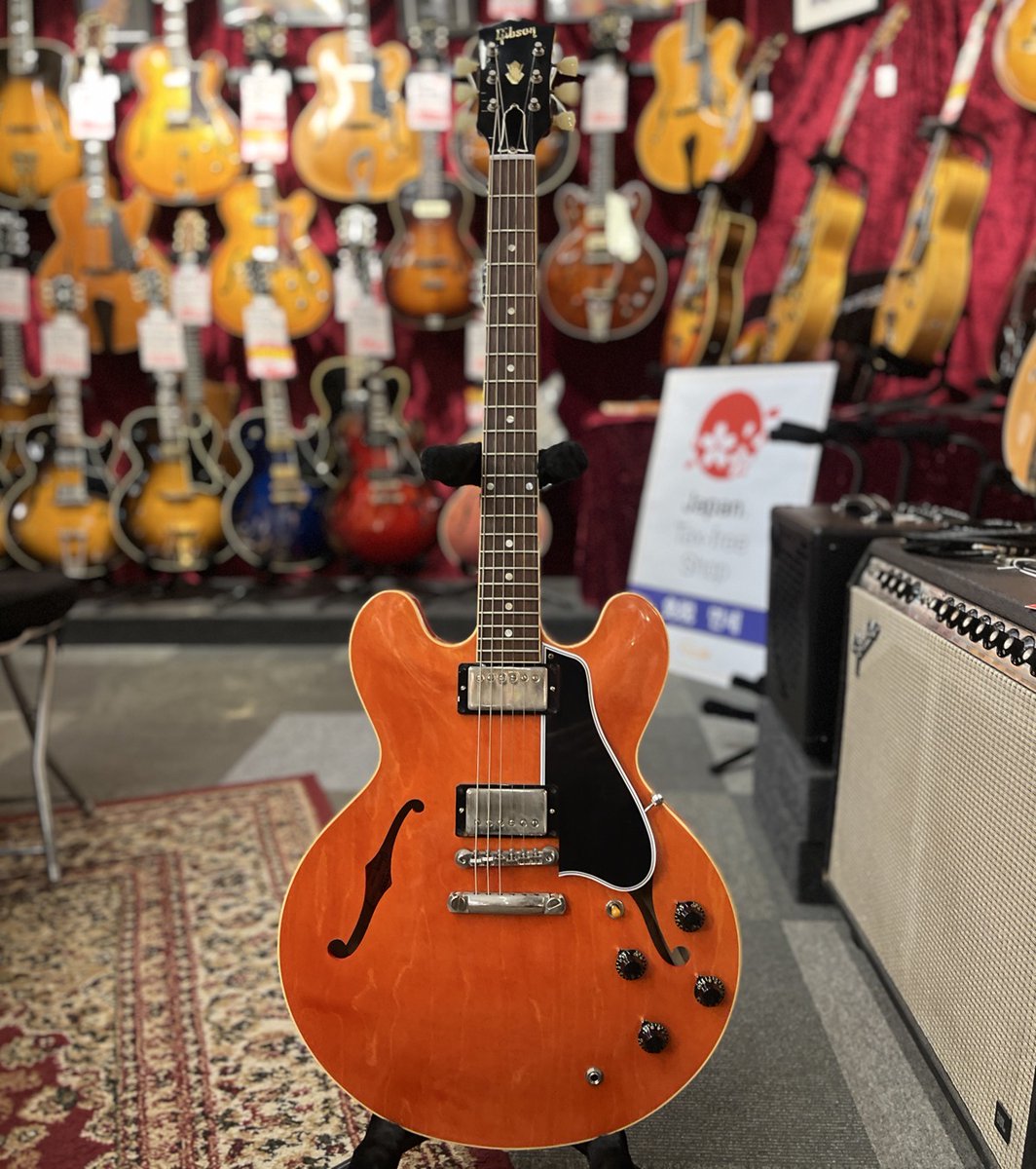 GCLUB_TOKYO's tweet image. 1本限りの特価となります！
Gibson Custom Shop Murphy Lab 1959 ES-335 Reissue Watermelon Red Ultra Light Aged
shop.kurosawagakki.com/items/2938747

＃Gibson ＃CustomShop ＃ES335
