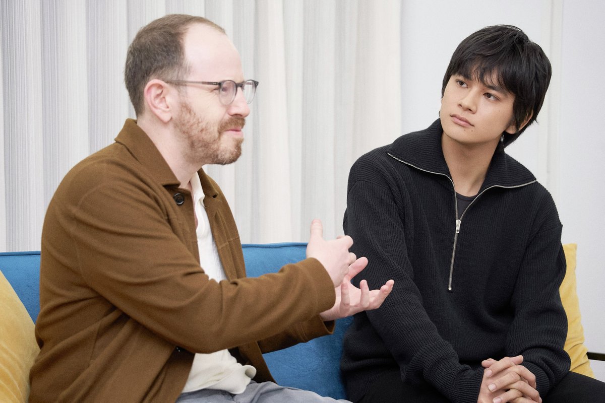 Filmarks's tweet photo. 『 #エディントンへようこそ 』プロモーションで来日していた
#アリ・アスター 監督と#北村匠海 さんが対談 🤝✨

新作の製作意図やホアキンとの作品作りにまつわるエピソード、
そして監督のルーツまでたっぷり映画トークをして頂きました🎬🫧

#FILMAGA に掲載中の対談記事はこちらから☑️
https://t.co/dI8JqPjODG