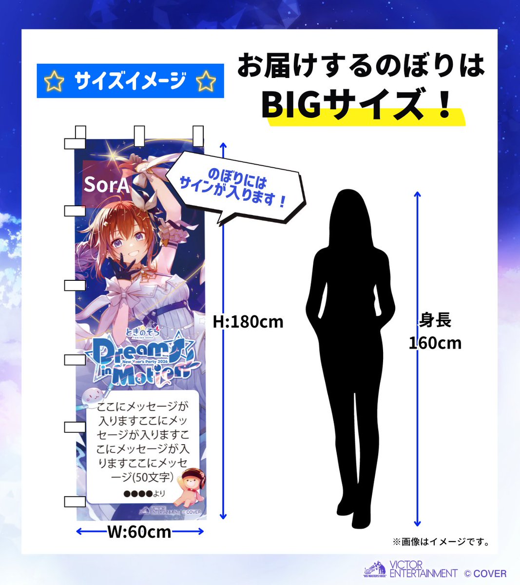 専用ページ　そら様 💙#ときのそら さん 応援のぼり 受付中🐻💿 お申込み〆切迫るっ