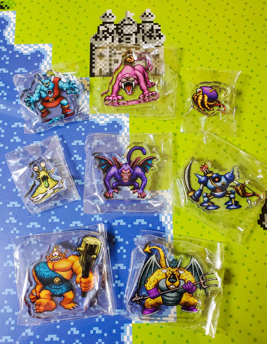 ガチャガチャ8回で悪霊の神々揃った！ ドラゴンクエスト ミニアクリル