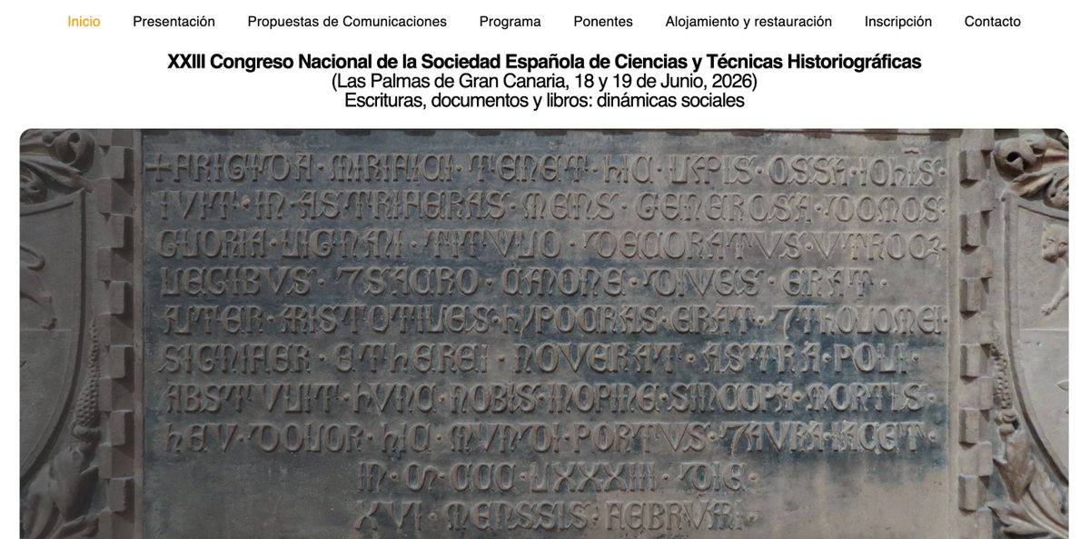 Sociedad Española CCyTTHH tweet media