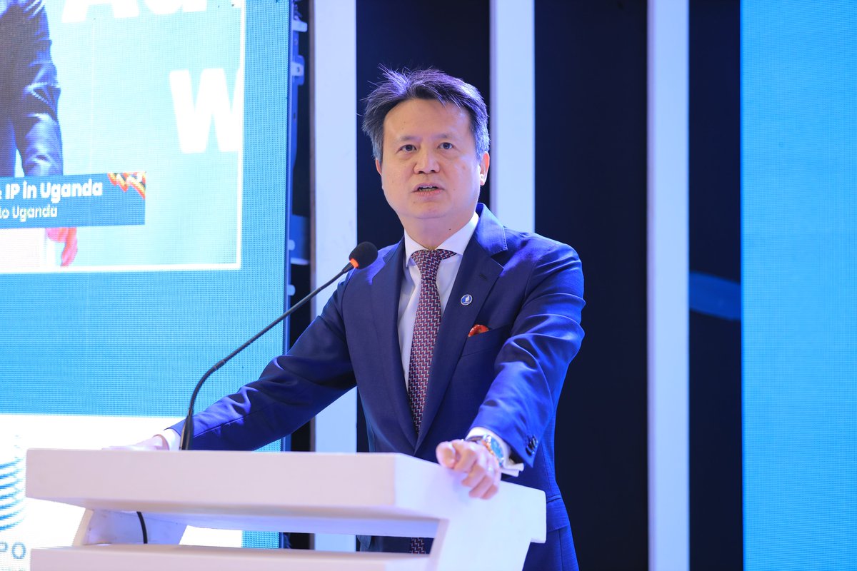 “Advancing Innovation and IP in Uganda”

The WIPO Director General, Mr. Daren Tang, shared a strong and inspiring pledge to support Uganda’s journey toward a vibrant, future-ready innovation ecosystem.

He reminded participants that youth are the future of innovation, not just in