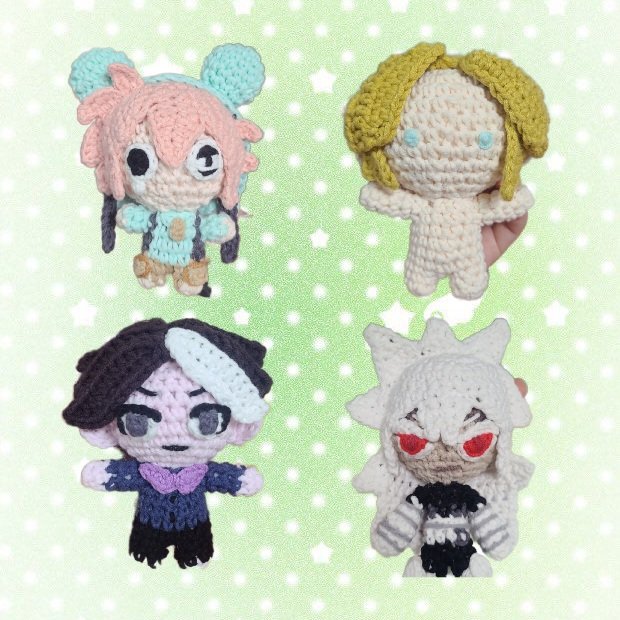 💗 코바늘 커미션받아요! 북커버,10cm 인형, 인형비니, 인형옷, 뜨개지갑, 자캐인형, 케이스, 굿즈 등등 
무엇이든 좋은 퀄리티로 만들어드립니다! 

🍀 도안이 없어도 가능하니 뭐든 문의주세용!

💗 뜨개 커미션 문의시 옵챗!open.kakao.com/o/sokgseFg

#코바늘 #코바늘커미션 #커미션 #인형커미션