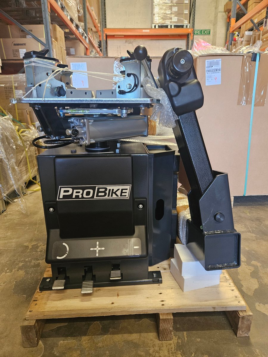 The M350 is a rugged, high-quality tyre-fitting machine built specifically for motorcycle &amp; ATV wheels 🧰⚙️ probike.co.uk/tyre-equipment…