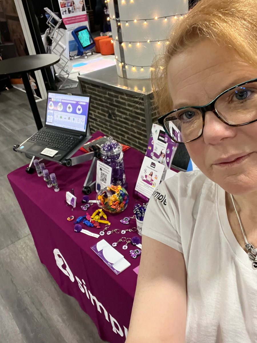 2SimpleSoftware's tweet image. We&apos;re at @ICTforEducation Newcastle today!

If you&apos;re at St James&apos; Park, be sure to stop off for a chat with Tacey about how 2Simple&apos;s range of resources for teaching, learning and leadership can help you and your school!

#PurpleMash #KnowMySchool #ICTfE
