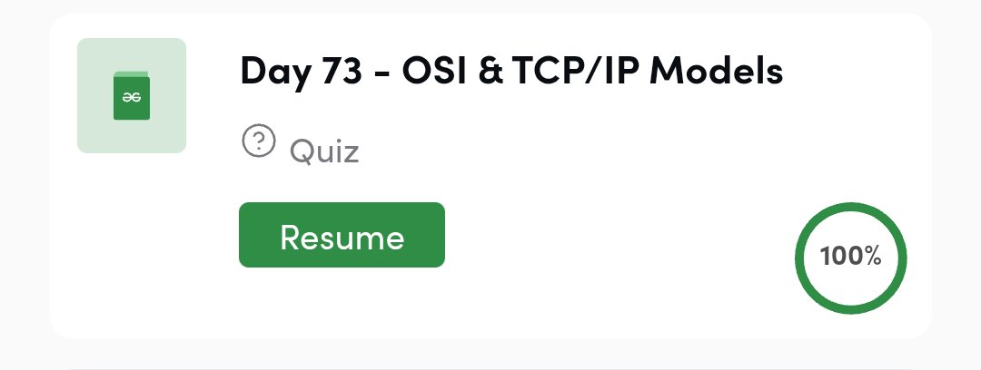 crazy_mahesh_'s tweet image. Day 73: OSI &amp;amp; TCP/IP Models

Today’s learning was all about how communication actually happens across networks 🔗

#skillupwithgfg #NetworkBasics #OSI #TCPIP #nationskillup