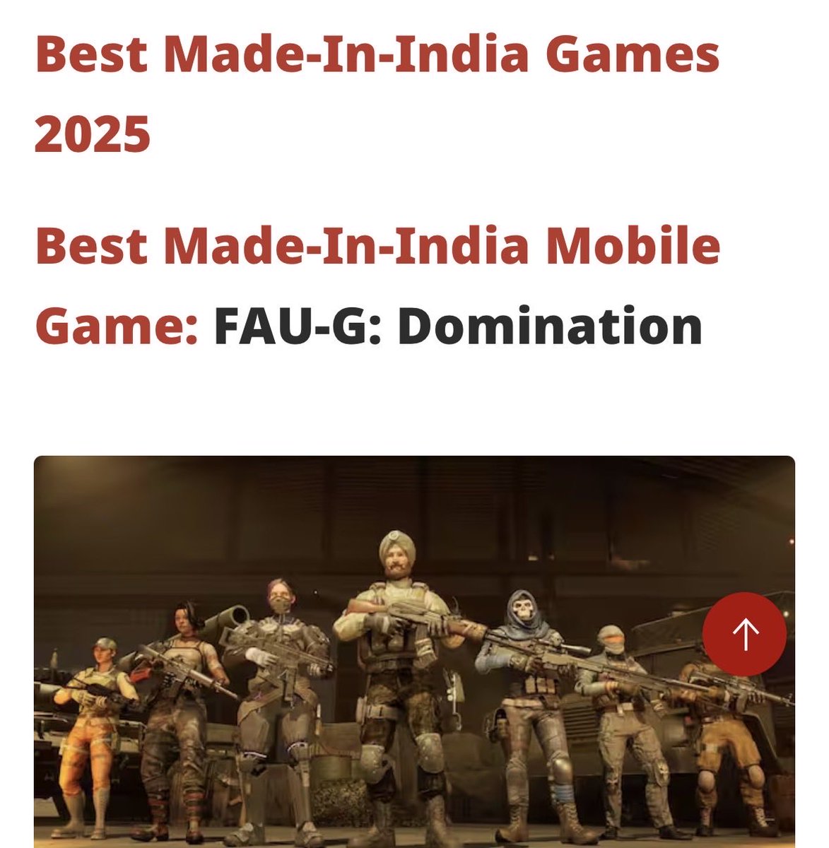 nCORE Games| FAU-G: Domination OUT NOW tweet media