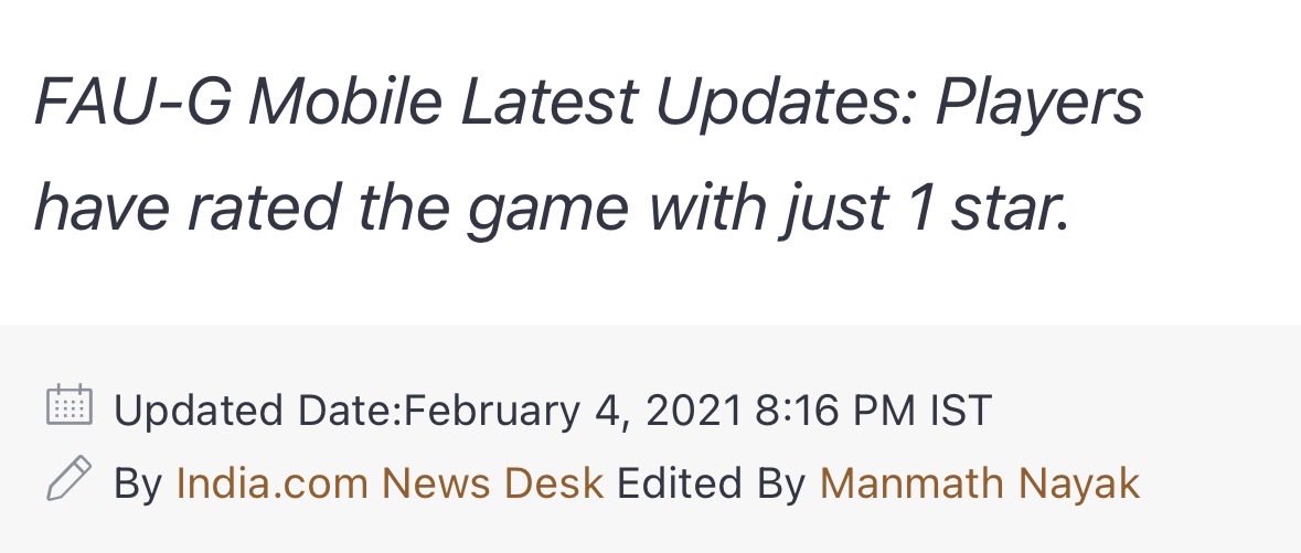 nCORE Games| FAU-G: Domination OUT NOW tweet media