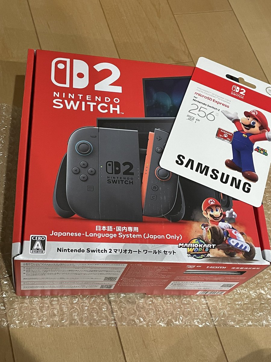 ____rhapsody__'s tweet photo. とどいた！！！！！！
#Switch2 https://t.co/2HrUuhKeNe
