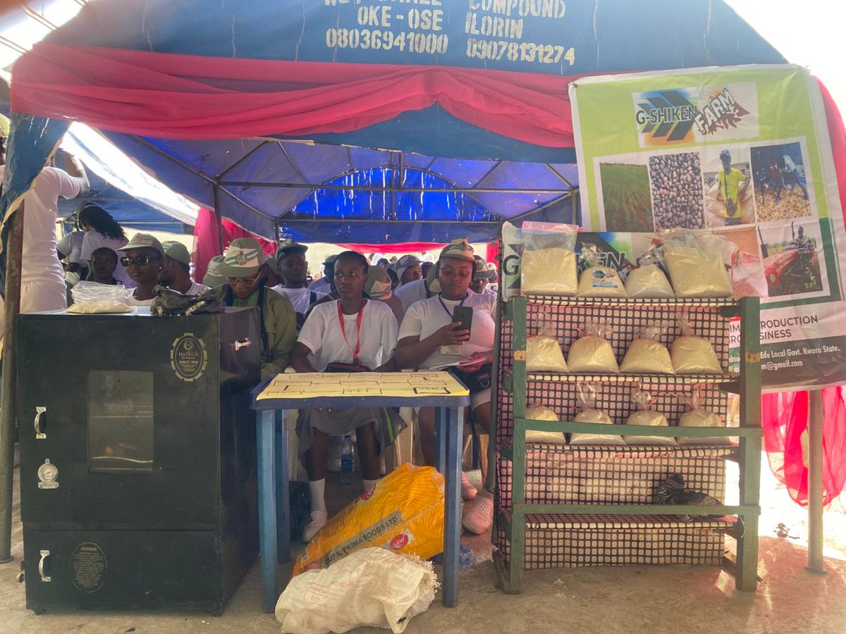MikeAgrow's tweet photo. Honoured to be part of the Agro-Allied Group presenting our practical agro-produce at the NYSC SAED Exhibition in Kwara Camp
This is more than a presentation — it’s a step toward youth empowerment, agribusiness skills, and sustainable development.
#NYSC #SAED #AgroAllied #Kwara https://t.co/p56ZVyU1jo