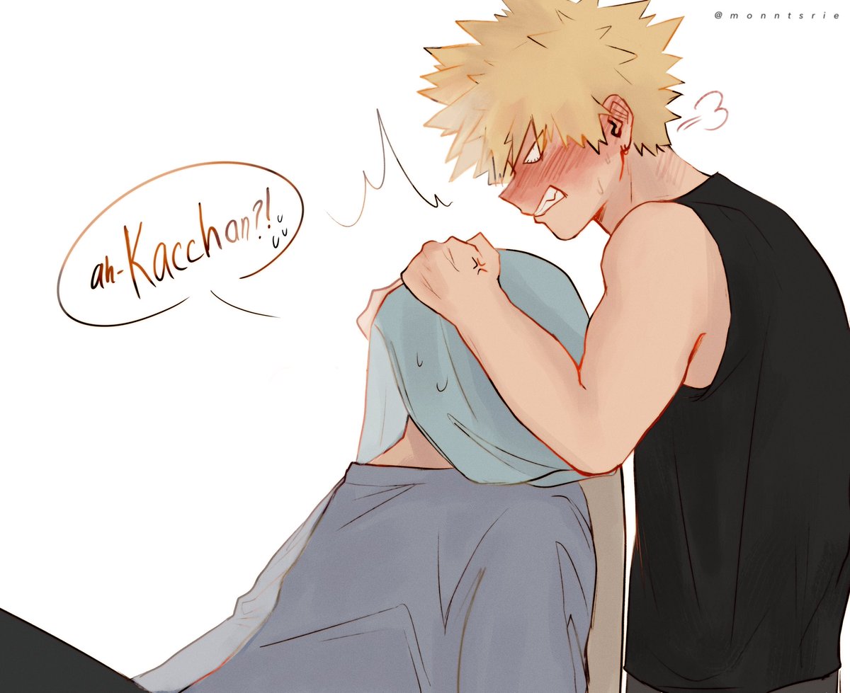 monntsrie's tweet image. kacchan gets flustered easily #dkbk #出勝