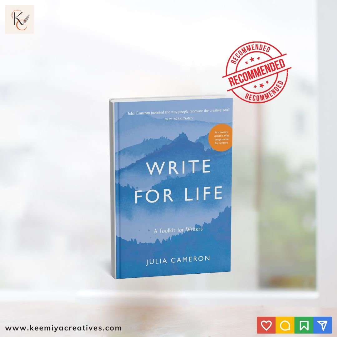 Keemiya_C's tweet image. This week’s #RecommendedRead: Write for Life by Julia Cameron 

A six-week creative reset from the author of The Artist’s Way — perfect for writers who need guidance, momentum.

A must-read for every writer.

#WriteForLife #JuliaCameron #AmWriting #WritersCommunity