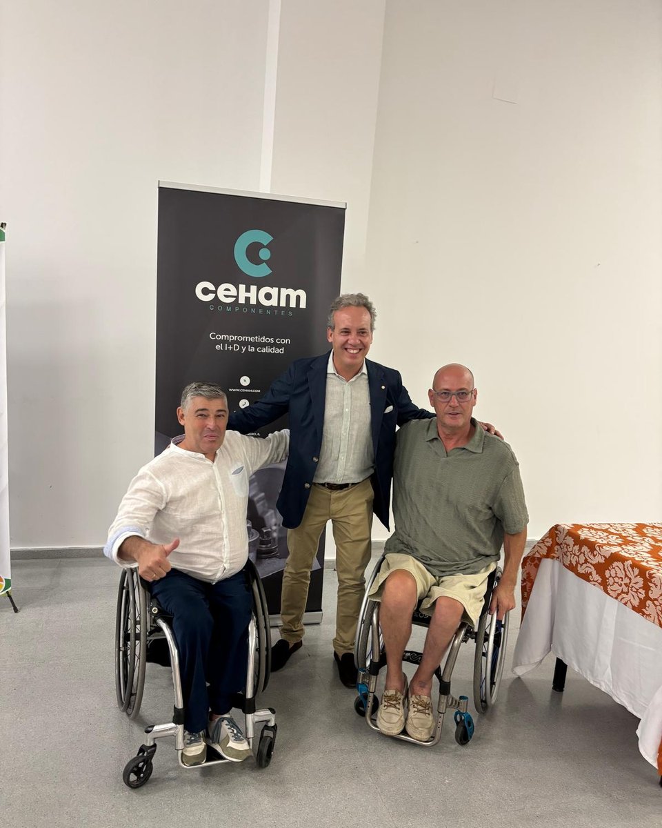 CehamSL's tweet image. Hemos formado parte, como patrocinador destacado, de la presentación del proyecto deportivo 2025/26 del Club Baloncesto en Silla de Ruedas Vistazul, celebrada en Dos Hermanas. 

+ info en ceham.com/patrocinio-de-…

#CBRVistazul #Inclusión #CambiandoVidas