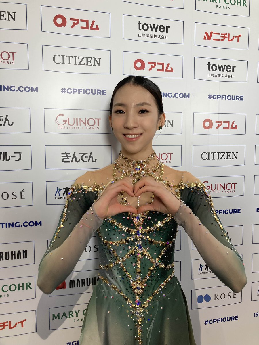 🇰🇷 Yujae Kim #JGPF 

Yesterday I made my mistakes but in the free skate I had a chance to overcome yesterday’s result, so I'm very happy about that. I'm also happy to come here with my sister! When I achieved my 3A I was really happy and then I saw my sister achieve her's too.