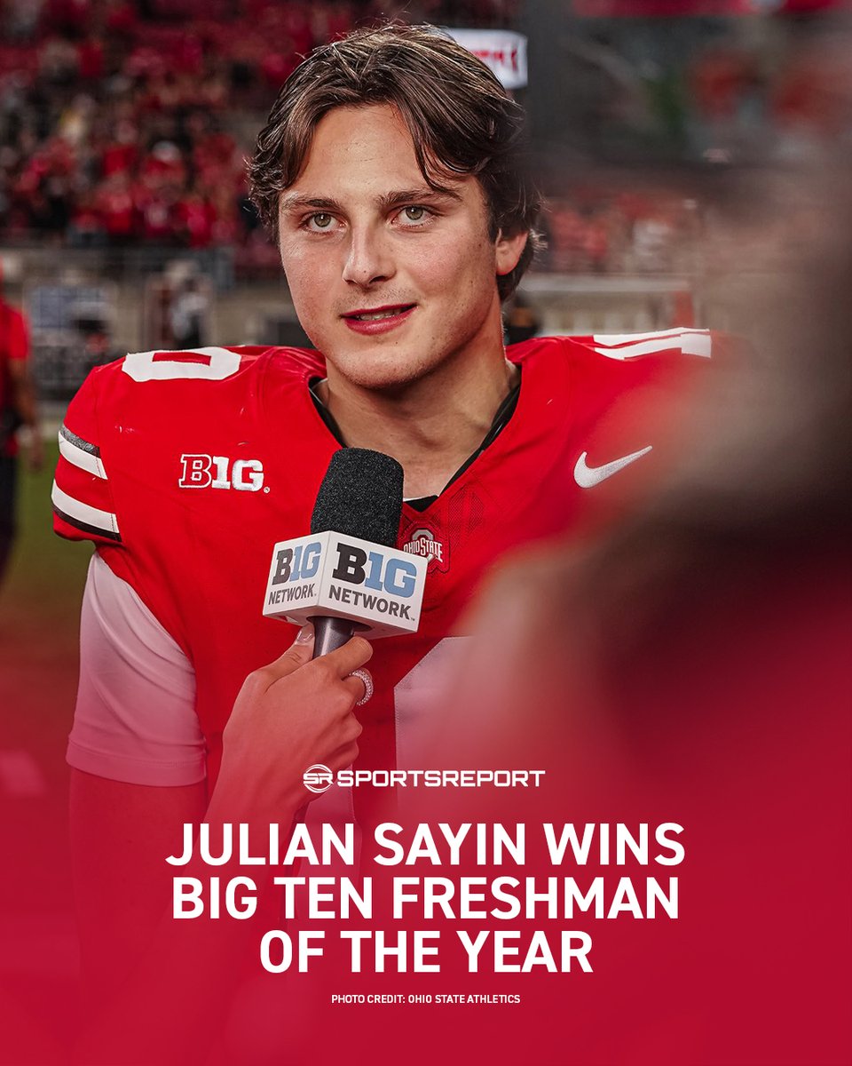SRBuckeyes's tweet image. CONGRATULATIONS to Julian Sayin! 👏