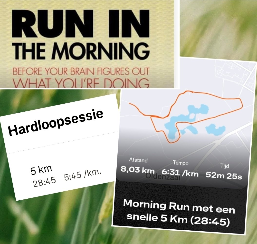 Lekker begin van de dag <a href="/loopmaatjes/">Loopmaatjes</a>.
Goed gevoel als je ziet dat je langzaam maar zeker sterker wordt. 
#hardlopen