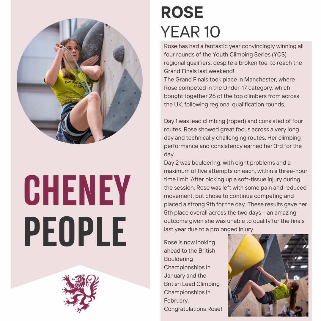 Cheney School tweet media