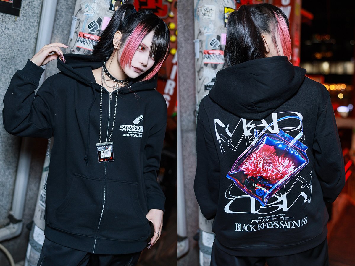 那月邪夢 QOOZAコラボパーカー 【最終値下げ】マドメド