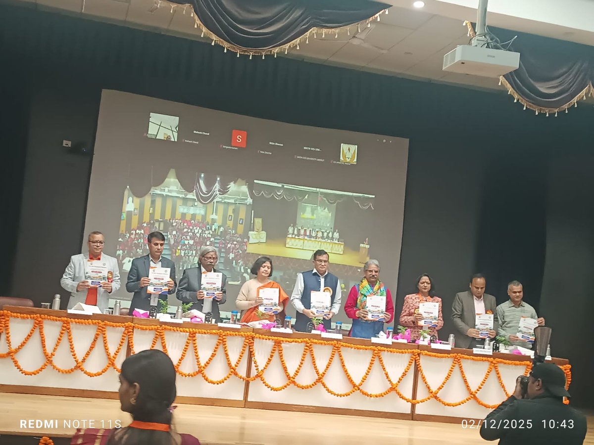 ViBHaMeerut's tweet photo. International Workshop on “AI Frontiers” Inaugurated at CCS University; Global Experts Discuss Cyber Security and Fuzzy Optimization

The high-profile event was jointly organized by the Defence Research and Development Organisation (DRDO) and Vijnana Bharati (VIBHA). https://t.co/BDgeD8ECZC