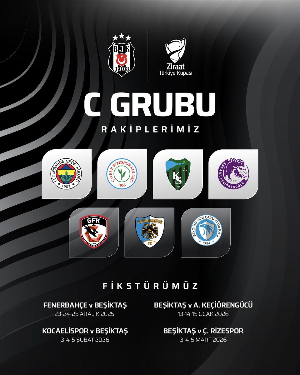 Ziraat Türkiye Kupası Grup Aşamasındaki Rakiplerimiz Belli Oldu

🔗 bjk.com.tr/tr/haber/93046