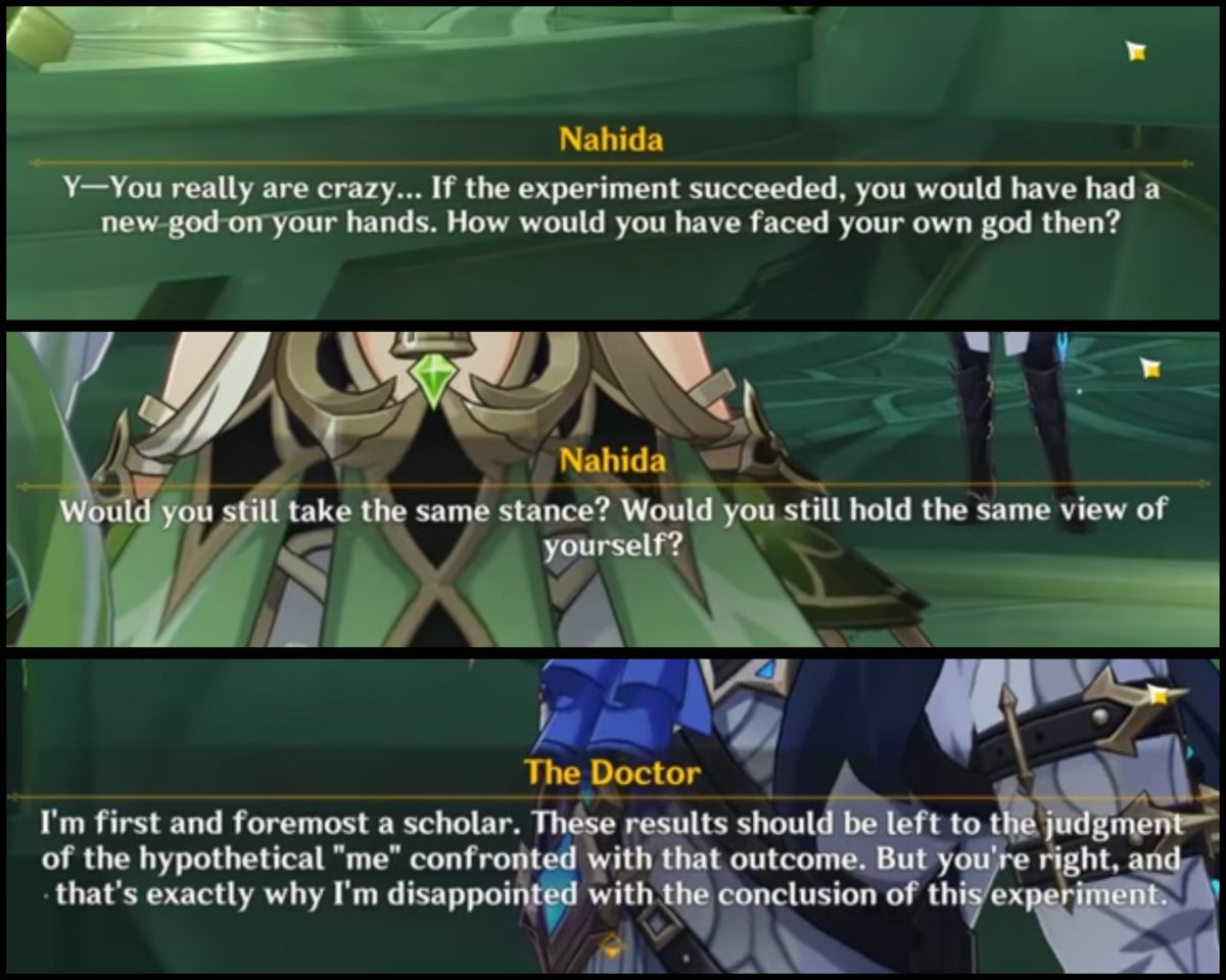 verahimi7's tweet image. You might be right, this part  always made me believe he will eventually have to face his own creation