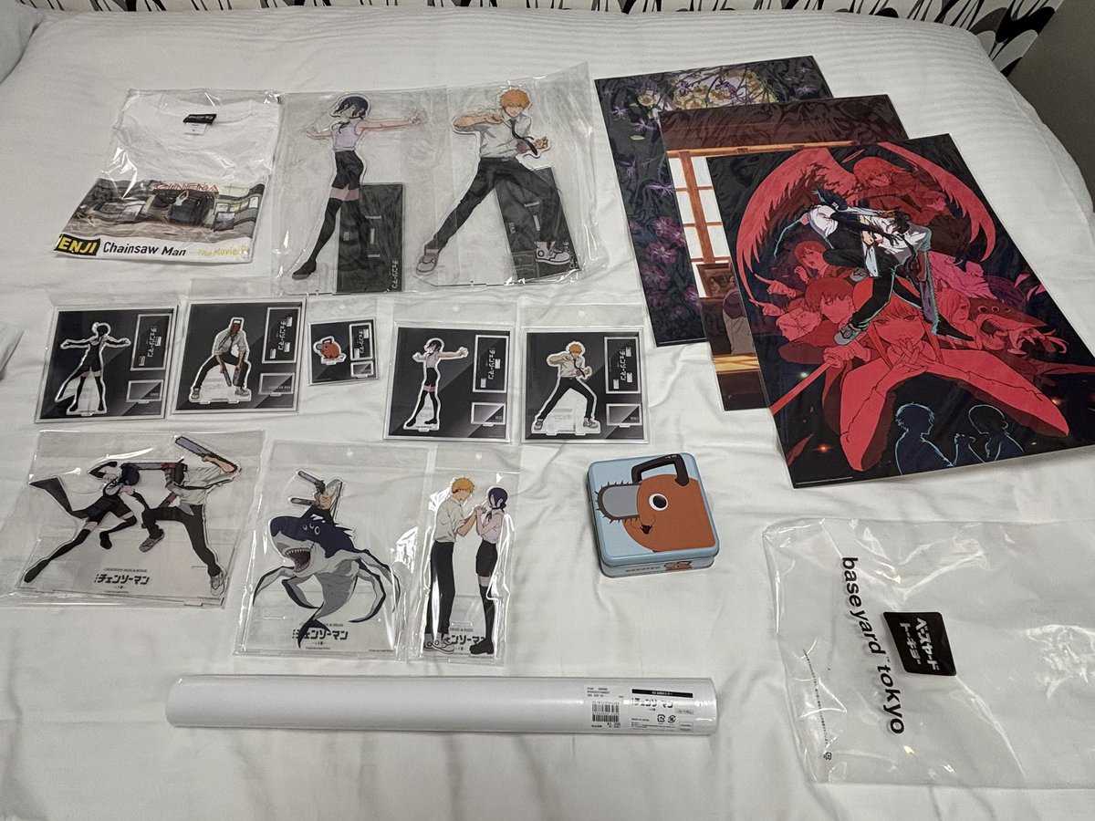 ベースヤード東京行った！ 買い過ぎたかな？ #チェンソーマン