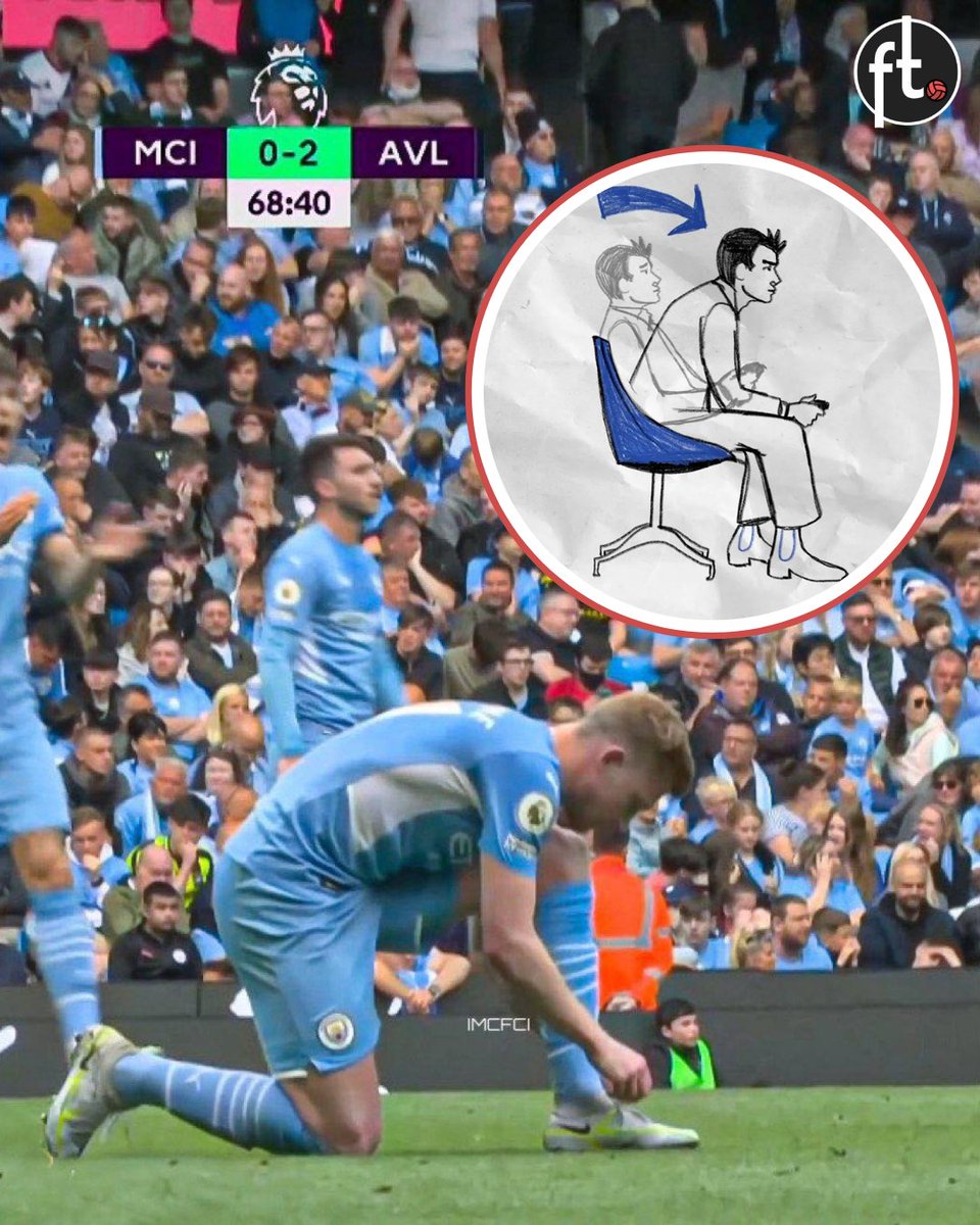 Kevin De Bruyne did the FIFA meme in real life with the Premier League trophy on the line and delivered. 🎮⚽️

Do you know how cold that is? 💪🥶