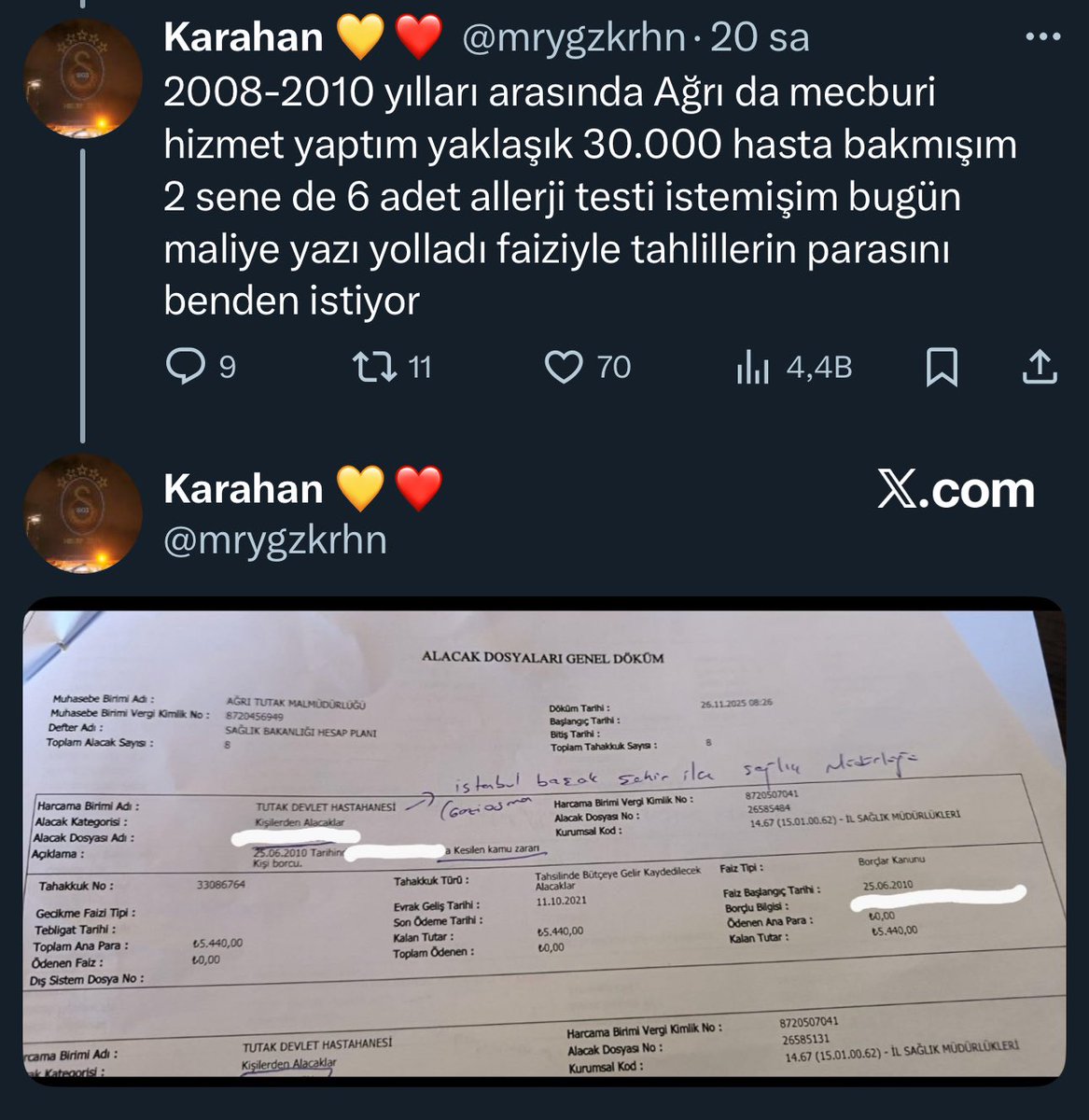 Sayın bakanım <a href="/drmemisoglu/">Prof. Dr. Kemal Memişoğlu</a> 👇🏻

Gerçekten bu olabilir mi?

Meslektaşımın sesini duyurmamıza yardımcı olur musunuz?