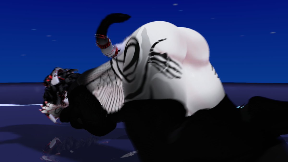 Terathedoberman's tweet photo. trying to add clothing to this cute aaa pup so mmd world s to test  clipping issues, need to fix some things but yesssss https://t.co/ZQN0xg80BI