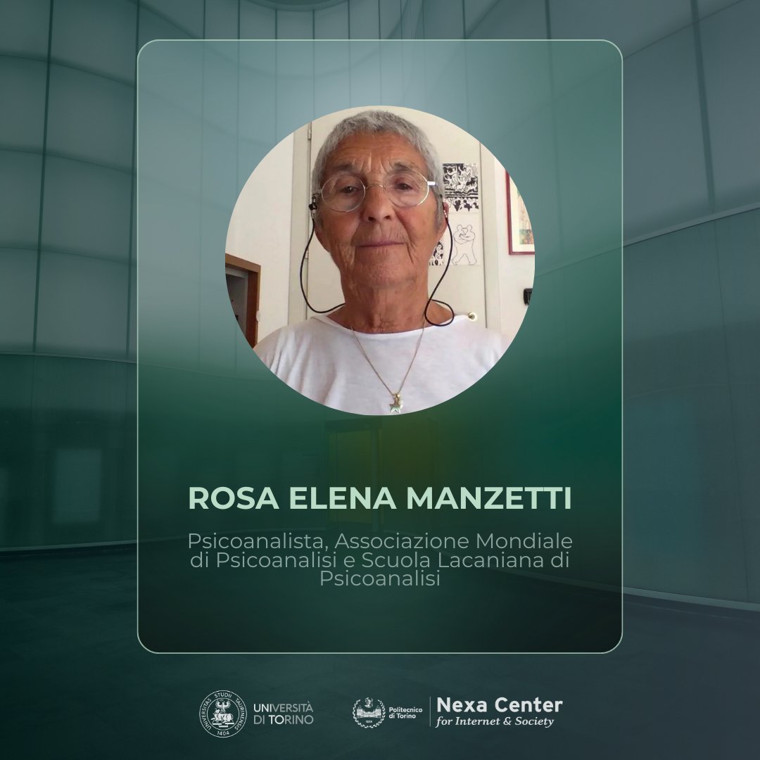 nexacenter's tweet image. “L’inconscio sfugge le imposizioni”
👉Con Rosa Elena Manzetti (Associazione Mondiale di Psicoanalisi e Scuola Lacaniana di Psicoanalisi)
📆15 /12, ore 9.30-18
📍Sala Ciminiera (@PoliTOnews)
Info e iscrizioni nexa.polito.it/conv2025/

#nexa2025 #schedatura #digitale #psicologia