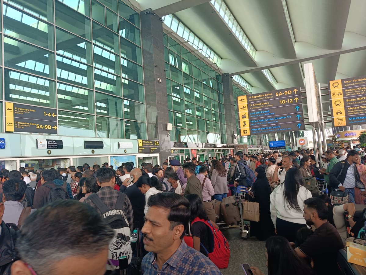 It seems to be like an railway station now. 
Credit goes to Indigo