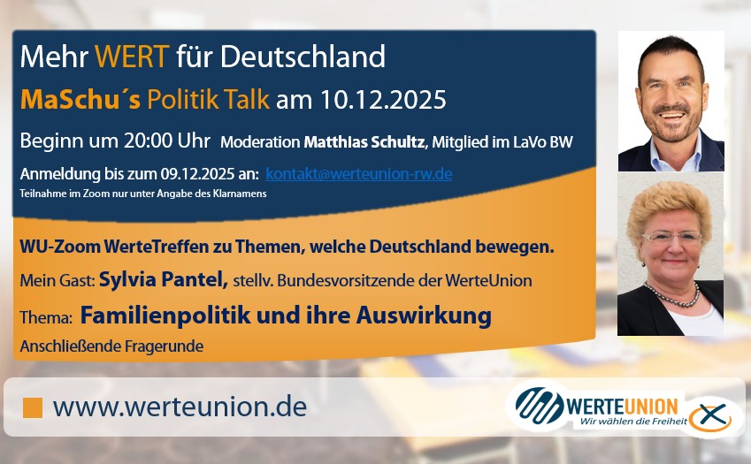 WerteUnion, Matthias Schultz Vorsitzender KV-SBH (@wu_kv_sbh) on Twitter photo 