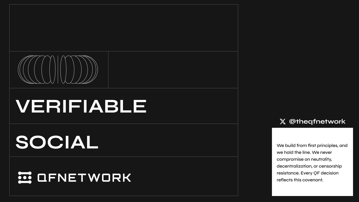 Hypothetical QF dApp: Verifiable Social

QF’s 100ms block time + hybrid finality unlocks something most chains can’t support smoothly:

Imagine a real-time social feed where every like, edit, and post is instantly verifiable on-chain.

Here’s what this could look like:
• A