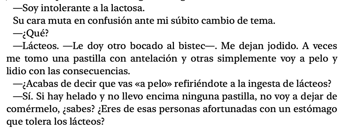 rebecacmt's tweet photo. Solo por esto ya va a ser mi libro favorito: 
Atte: una intolerante a la lactosa https://t.co/fE9Ob8FYXz