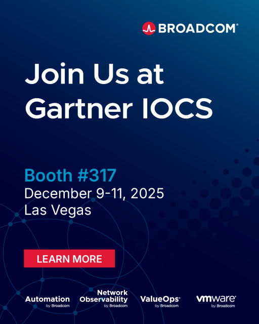 Broadcom is heading to Gartner IOCS to challenge how organizations run. Visit Booth 317 to see how ValueOps helps leaders turn strategy into outcomes. Learn more: dy.si/5HCtV22