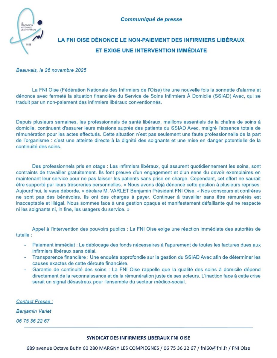 FNI60's tweet image. On nous explique qu'il est difficile d'augmenter la lettre clef des #idel parce que les finances sont basses et on continue de renflouer des structures défaillantes...
Les cabinets idels, eux, tiennent la route. Ils bossent même sans être payés... 
@FNIofficiel
@ThomasFatome