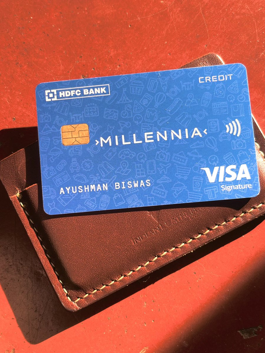 BiswasAyushman's tweet image. Finally ❤️

Tata neu infinity ——-&amp;gt; Millennia 
 
Core card hits different 😂
Thanks @iSatishAgarwal sir 🙏

Full story 👇🏻

#ccgeeks #hdfcbank #corecard