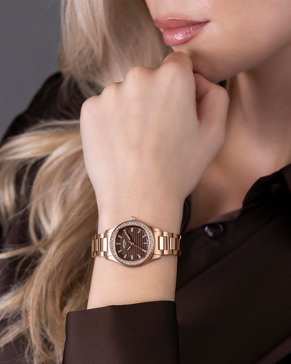 A refined hit of glamour. The Brilliance collection brings clean lines and understated sparkle.

#rotarywatches