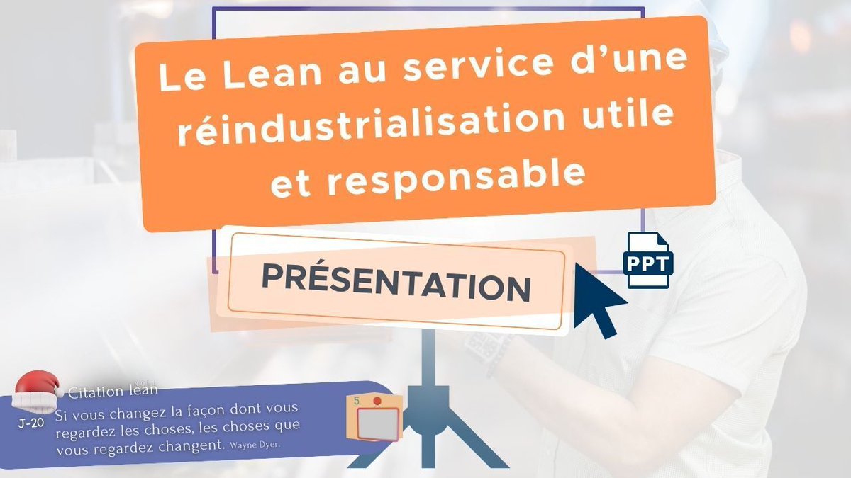🤔 Quels leviers d'actions face au besoin de transition ?

🧰 Télécharger la présentation : 

"Le Lean au service d’une réindustrialisation utile et responsable" 

🔗 xl-consultants.com/documentation/…