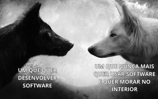 Dentro de você há dois lobos ...