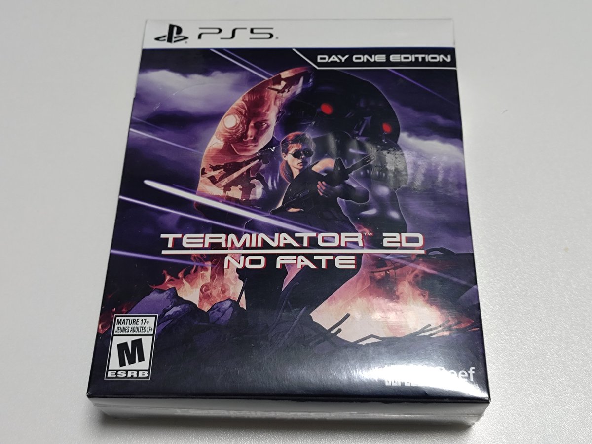 AVPVTVR's tweet photo. PS5 ターミネーター2D ノーフェイト(北米版)到着。度重なる延期の末、レジスタンスぶりの新作が遂に発売。今年はターミネーター、ロボコップ両者の新作ゲームが発売された奇跡の様な年でした。音沙汰が無いターミネーター サバイバーズも期待しております。 https://t.co/e0PmG8aROY