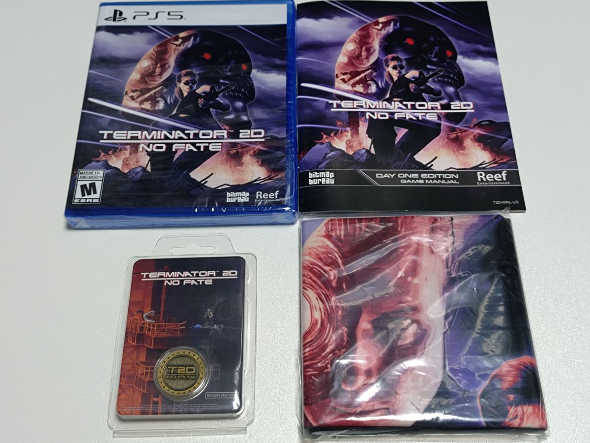 AVPVTVR's tweet photo. PS5 ターミネーター2D ノーフェイト(北米版)到着。度重なる延期の末、レジスタンスぶりの新作が遂に発売。今年はターミネーター、ロボコップ両者の新作ゲームが発売された奇跡の様な年でした。音沙汰が無いターミネーター サバイバーズも期待しております。 https://t.co/e0PmG8aROY